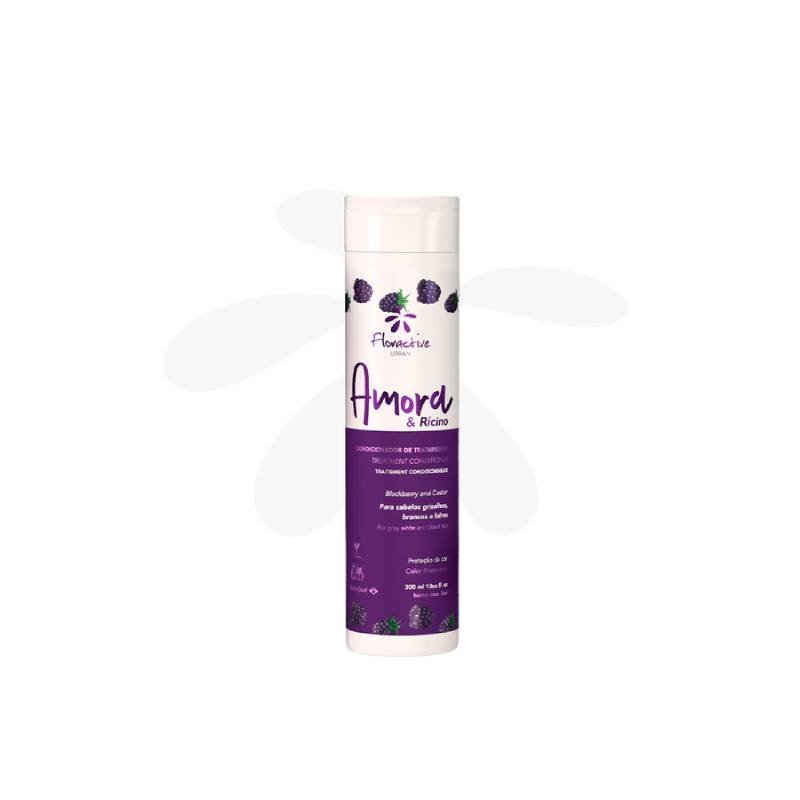 Acondicionador de Mora & Ricino para cabellos rubios, blancos y grises 300ml